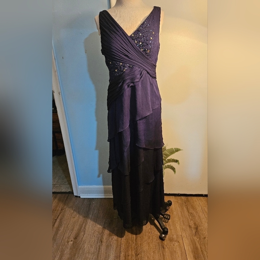 Source Unknown Deep Purple/blue Maxi Dress - Picture 4 of 7